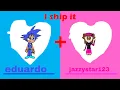 fixed Eduardo x jasmine Frazier I ship it by deviantart