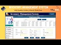 3 Inventory Management System with Python Tkinter MySQL Database Integration CRUD Operations