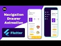 Flutter Tutorial - Navigation Drawer Animation Sidebar Animation Hidden Drawer UI