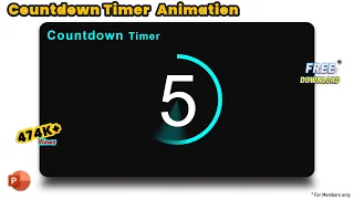 Download 10.Countdown Timer Animation 5s PowerPoint | Timer Countdown MP3