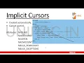 tutorial for beginners PLSQL Cursors Learn SQL PLSQL PLSQL Course Oracle Database