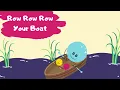 Row the boat lyrics Video by Piccolo Music | World Nursery rhyme Week 2023 Featured Rhyme