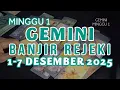 GEMINI 1-7 DESEMBER 2025 BANJIR REJEKI ♊CINTA KARIR REJEKI.RAMALAN TAROT ZODIAK MINGGU INI.#gemini 