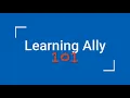 Learning Ally 101 Unlock books for Your Students in Minutes