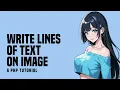 Write Multiple Lines On Image With PHP GD