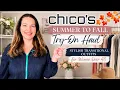 Chico s Summer to Fall Try-On Haul Stylish Transitional Outfits for Women Over 40