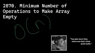 Leet Code 2870 Minimum Number of Operations to Make Array Empty Daily LeetCode Jan 4