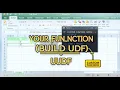Custom Functions UDF in VBA Create Your Own Excel Functions VBA for Beginners