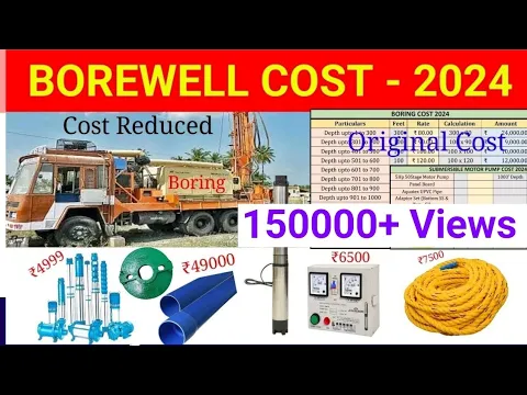 Download MP3 Today Borewell price rate  2024 | Borewell pump cost for 100 feet borewell |how to find water easily