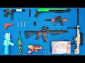 Download Lagu Collecting Sniper Rifles and Ak47 Guns, Shotgun Pistol Bullet Blaster Gun iron Man Water Gun