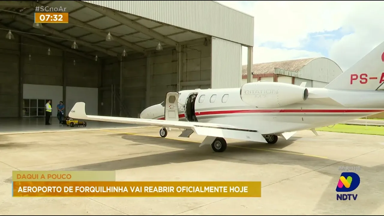 Aeroporto de Forquilhinha vai reabrir oficialmente nesta quarta-feira
