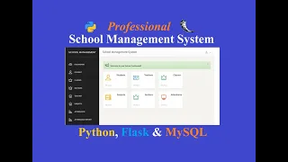 Build School Management System with Python Flask and MySQL Python Project