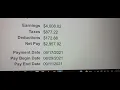 Mclane Driver In Training Making All This Money Net Pay 2 957 92 2 Week Paycheck