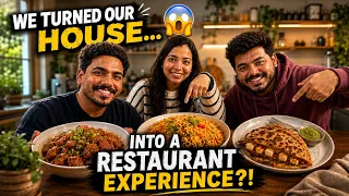 We Opened a Restaurant… INSIDE Our Home!  😱🔥