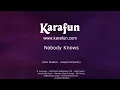Nobody Knows - Kevin Sharp | Karaoke Version | KaraFun