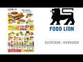 Food Lion Weekly Ad - 2026