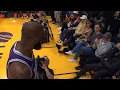 LeBron James stares at Kyle Kuzma s girlfriend after monster dunk