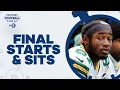 LAST-MINUTE Week 1 Start Em Sit Em Picks Latest Injuries Fantasy Football Today in 5 Podcast