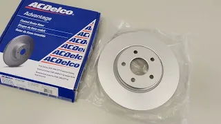 ACDelco 18A1659AC new front brake rotor Unboxing for 2006 Chevy Malibu GM part 19327372 Amazon