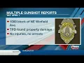 Topeka Police continue to investigate weekend shooting reports