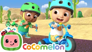 Tricycle Adventure! 🚲 JJ's & Cody's Imaginary Ride! | CoComelon Nursery Rhymes & Kids Songs