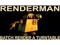 Renderman 20 Batch Render a Turntable Animation in Maya