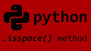 Python isspace string method