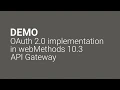 OAuth 2 0 implementation in webMethods 10 3 API Gateway
