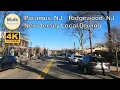 4K60 Driving - New Jersey Local Driving from Paramus NJ to Ridgewood NJ