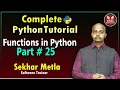 Functions in Python Eagle Education