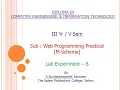 Web Lab Ex - 8