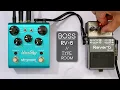 BOSS RV-6 Reverb VS STRYMON blueSky Reverberator // Comparison [NO TALK / ONLY TONES]