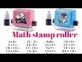 Math stamps for kids Teacher math roller stamps
