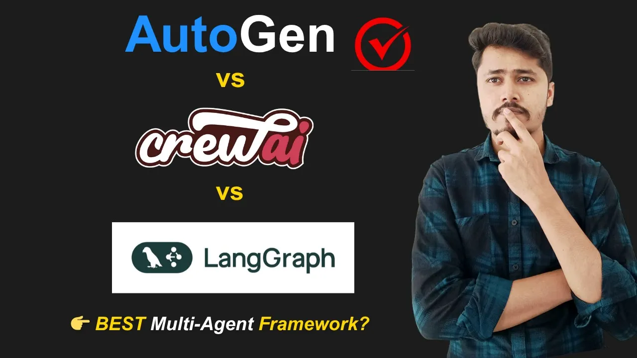 AutoGen vs CrewAI vs LangGraph 🔥 Which Multi-Agent AI Framework Should You Use in 2025?