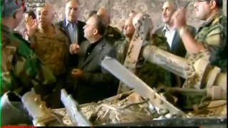 بتوجيه من الرئيس الأسد رئيس مجلس الوزراء م عماد خميس يزور قاعدة مطار الشعيرات  بتوجيه من الرئيس الأسد رئيس مجلس الوزراء م عماد خميس يزور قاعدة مطار الشعيرات