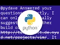 Are the gVim Windows binaries precompiled to work with Python 3