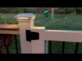 Trex 4x4 LED Post Cap Light Review Outdoor Deck Lighting - Classic White Square Style