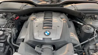 2006 BMW 750Li E66 4 8 V8 N62 Engine Test Run