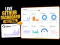 How to Build a LIVE Shareable GitHub Dashboard GitHub Analytics Engineering Metrics