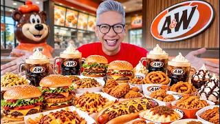 AKU NYOBA SEMUA MENU A&W!!