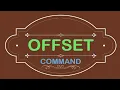How to use OFFSET Multiple Offset Offset command in autocad How to use Offset with simple example