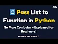 Python Programming Language Full Course for Beginners - Pass List to a Function in Python