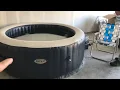 LOWE S INTEX INFLATABLE HOT TUB EXPERIENCE REVIEW LOWE S FINDS