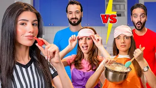 تحدي الطبخ و التكلم بالعربية الفصحة مع اخواتي 