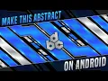 Create Abstract Background on Android Abstract Twitter Header Tutorial EP 1