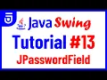 JPasswordField Java Swing Tutorial for Beginners