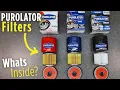 ALL Purolator Oil FILTERS - Cut Open COMPARED vs ONE vs BOSS