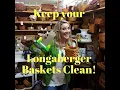How to Clean Longaberger Baskets