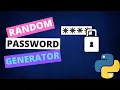 Random Password Generator in Python multiple passwords in one go