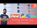 hosting django app on cpanel - Hosting